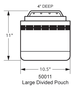 Large Divided Tool Pouch