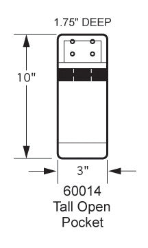 Tall Open Tool Pocket