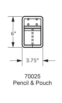 Pencil & Punch Holder - 3 Pockets